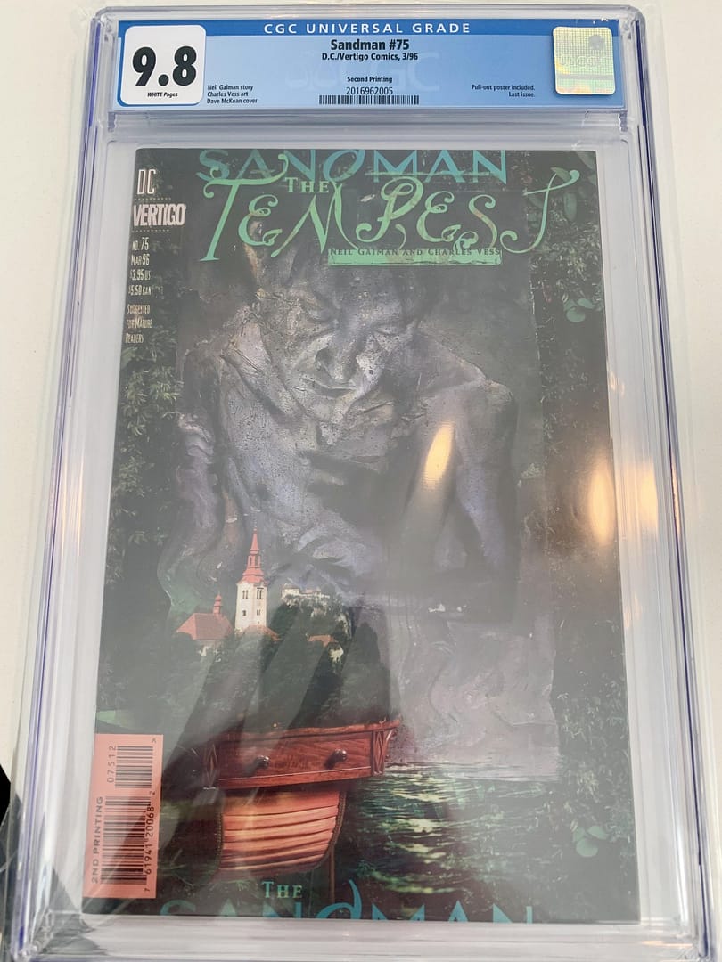 Comic in protective cover
